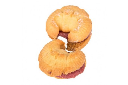 Rogaliki z różą i pudełka ciastek na zamówienie dla firm